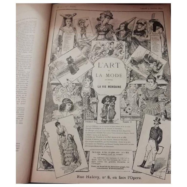 L'ART ET LA MODE Journal de la vie mondaine (annata …
