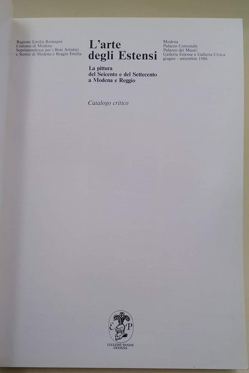 L'ARTE DEGLI ESTENSI- LA PITTURA DEL SEICENTO E DEL SETTECENTO …