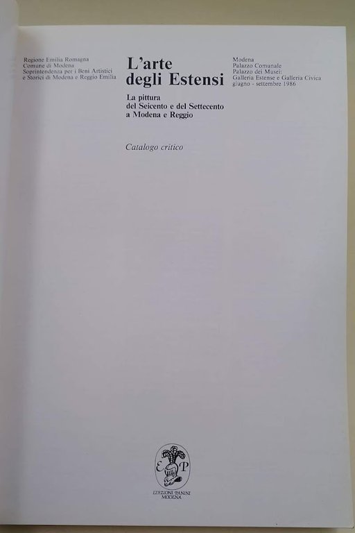 L'ARTE DEGLI ESTENSI- LA PITTURA DEL SEICENTO E DEL SETTECENTO …