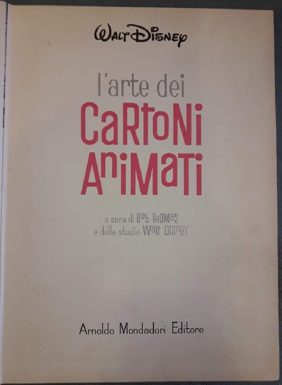 L'ARTE DEI CARTONI ANIMATI(1960)