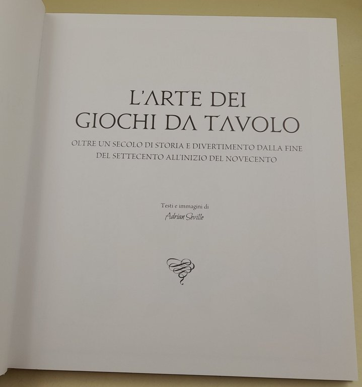 L'arte dei giochi da tavolo - Oltre un secolo di …