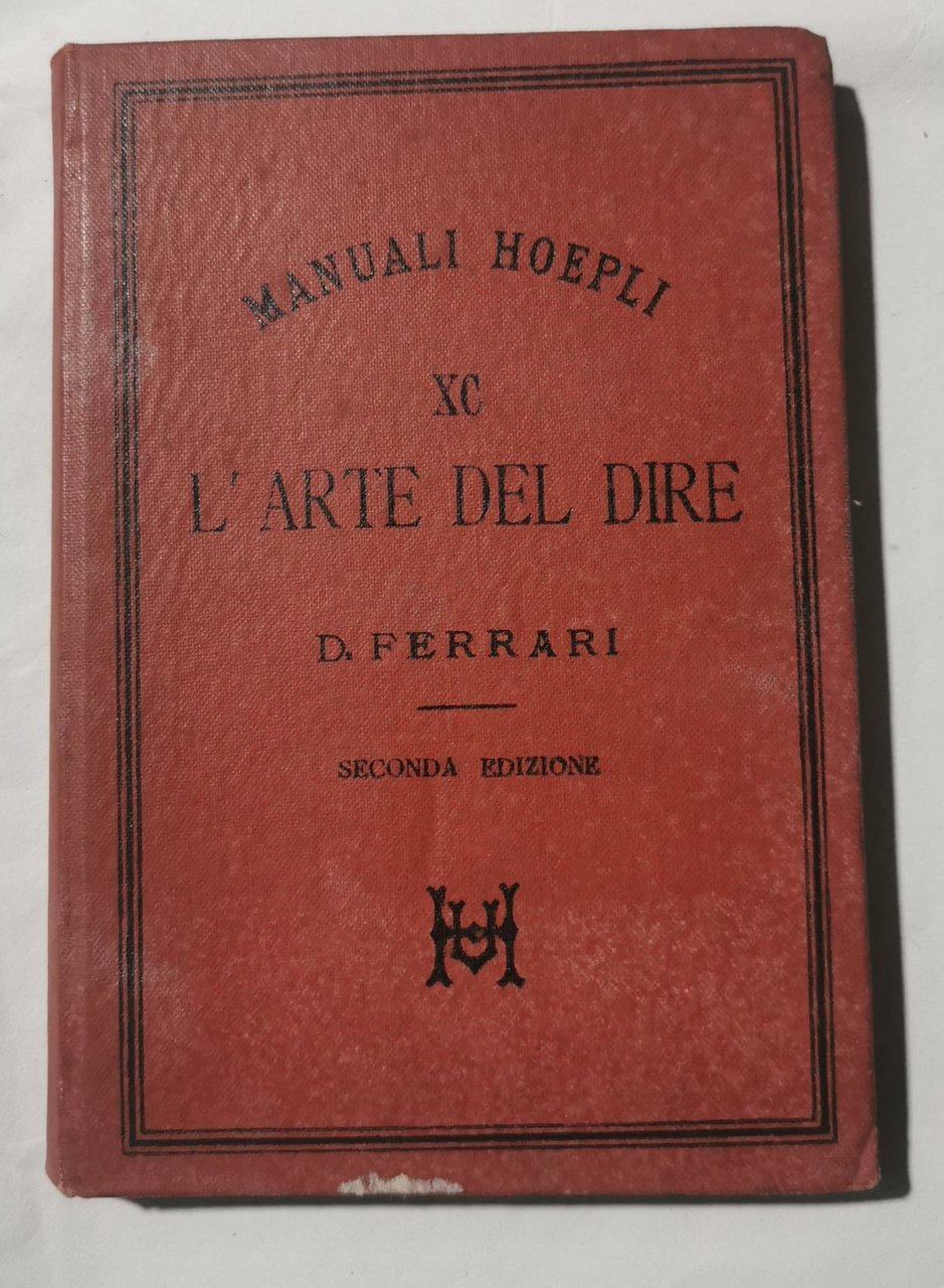 L'arte del dire - Manuale di retorica