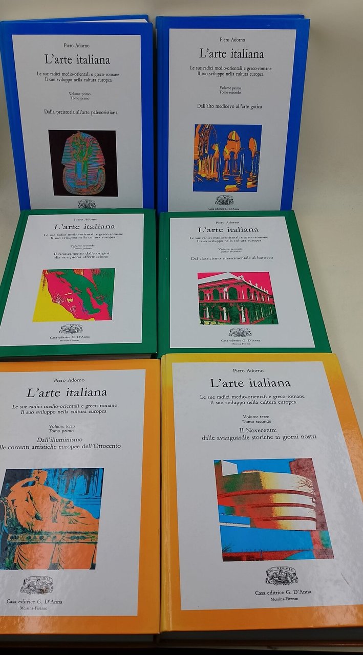 L'arte italiana 3 voll. 6 tomi