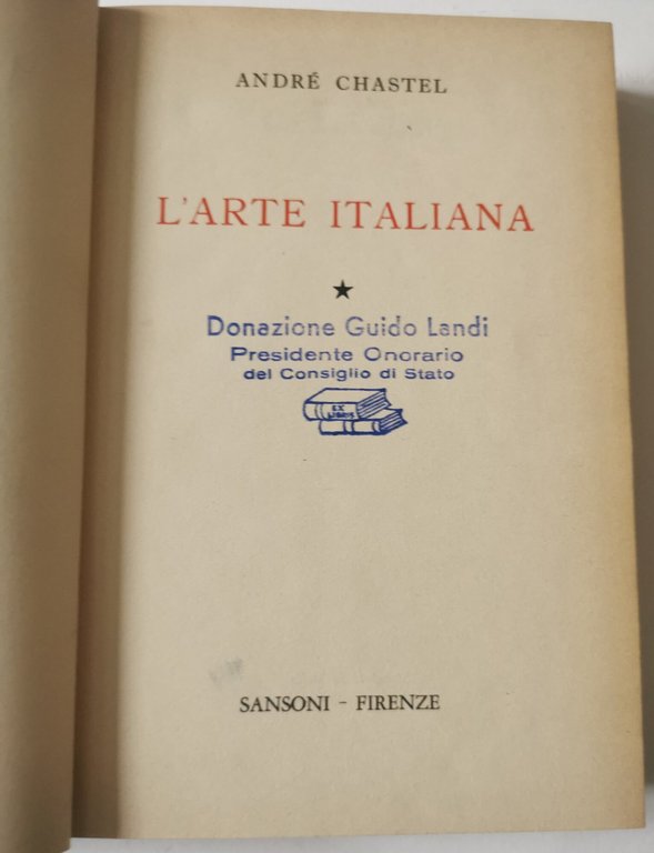 L'Arte Italiana vol. I e II