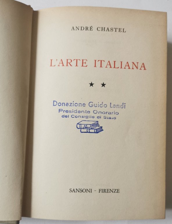 L'Arte Italiana vol. I e II