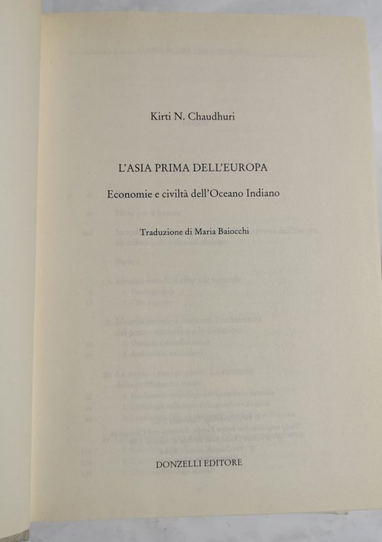 L'Asia prima dell'Europa. Economie e civiltà dell'Oceano Indiano