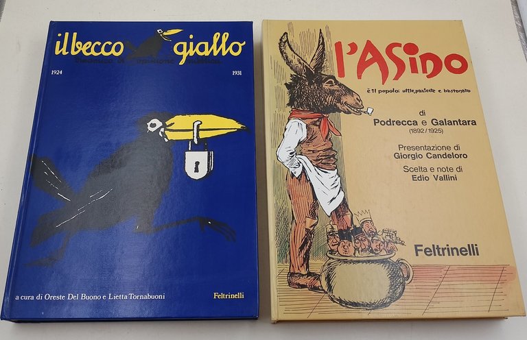 L'Asino e' il popolo utile, paziente e bastonata/ Il becco …