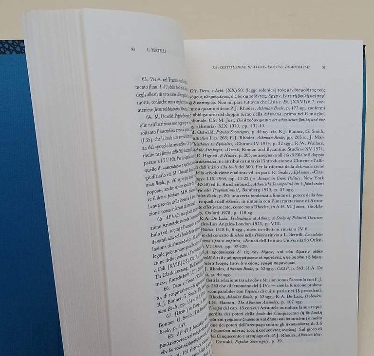 L'ATHENAION POLITEIA DI ARISTOTELE(1993)