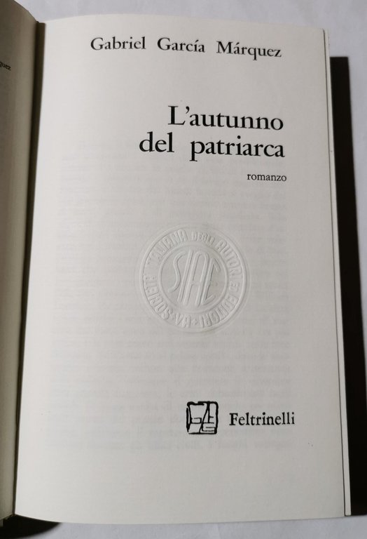 L'autunno del patriarca