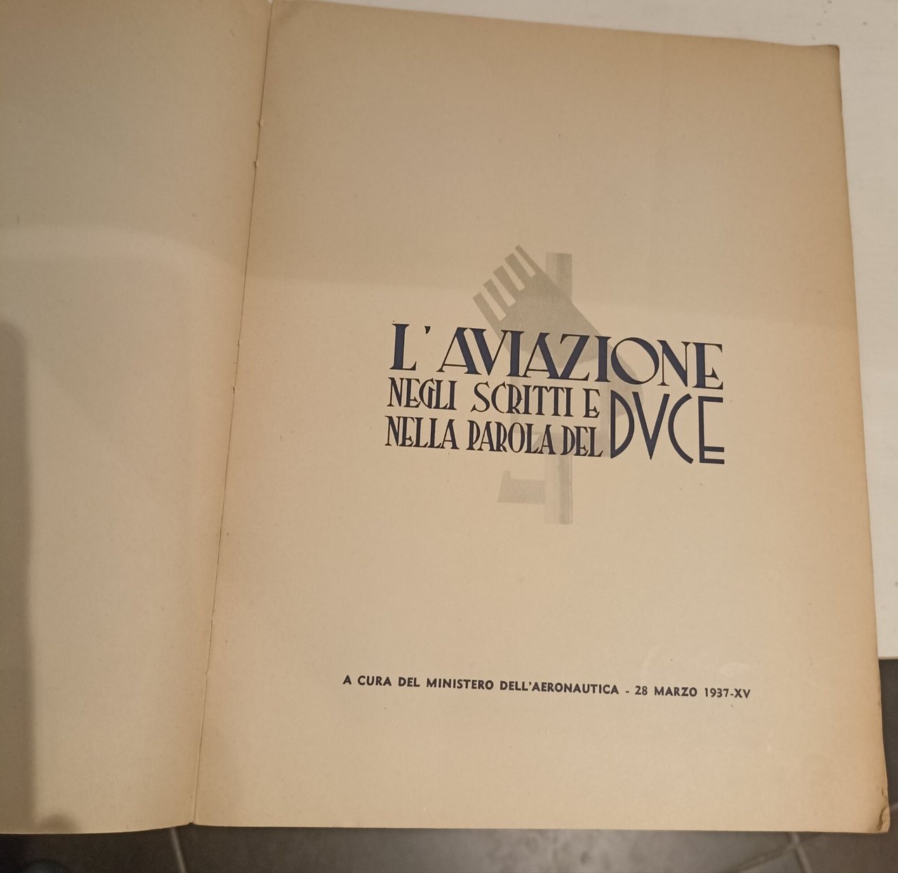 L'aviazione negli scritti e nella parola del Duce | Immagine principale