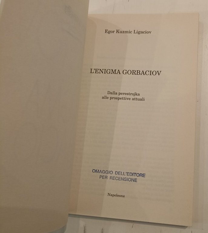 L'enigma Gorbaciov. Dalla Perestrojka alle prospettive attuali | Immagine Gallery 3