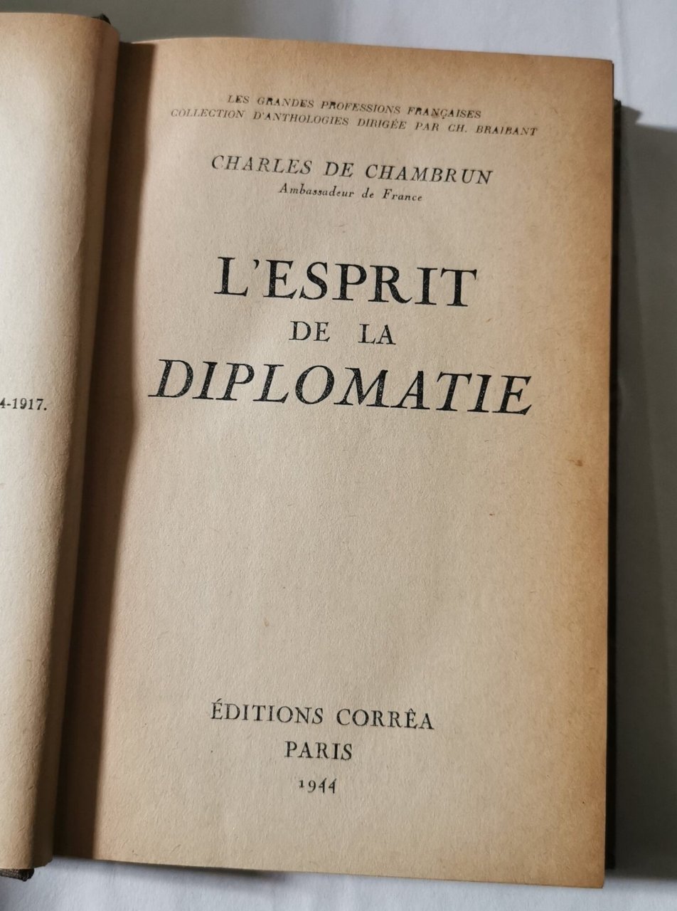 L'esprit de la diplomatie