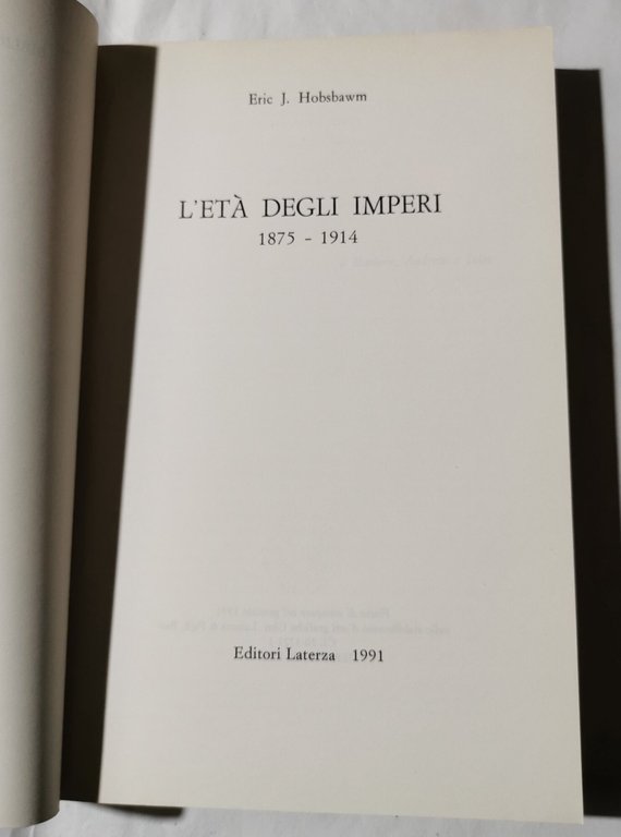 L'età degli imperi 1875-1914