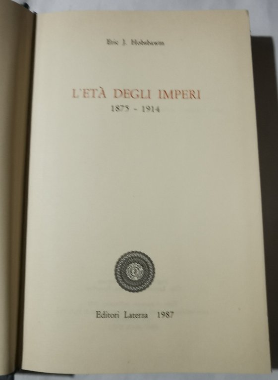 L'età degli imperi 1875-1914