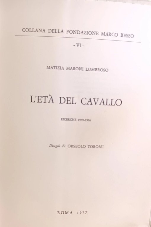L' età del Cavallo