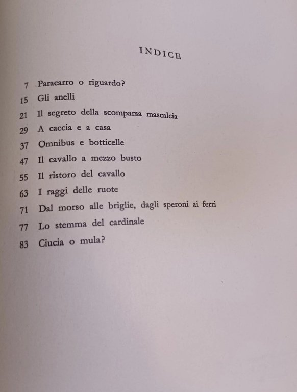 L' età del Cavallo