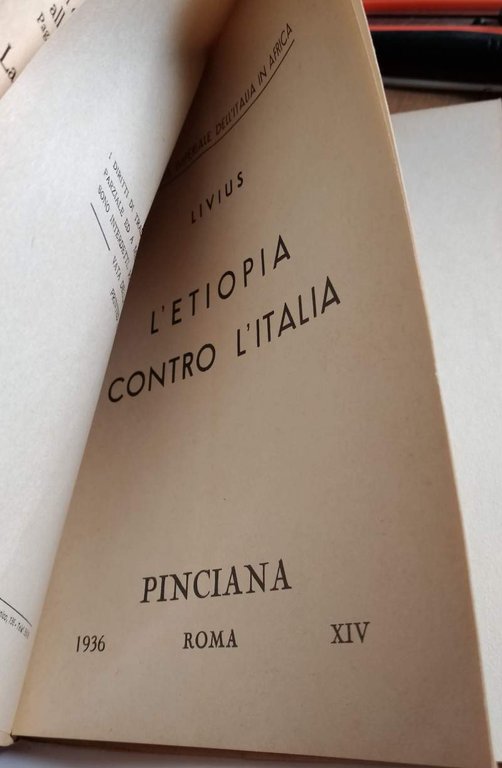 L'ETIOPIA CONTRO L'ITALIA(1936)