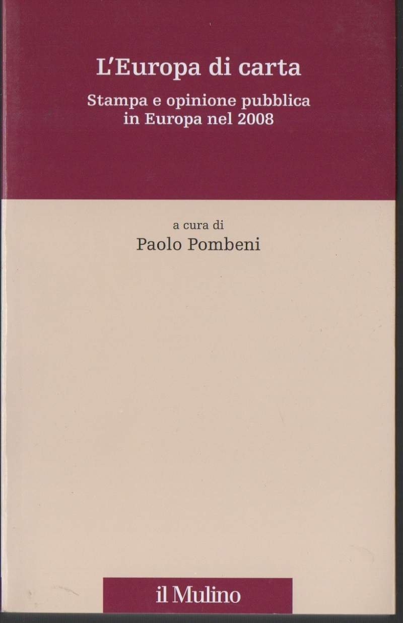 L'EUROPA DI CARTA-Stampa e opinione pubblica in Europa nel 2008 … | Immagine principale