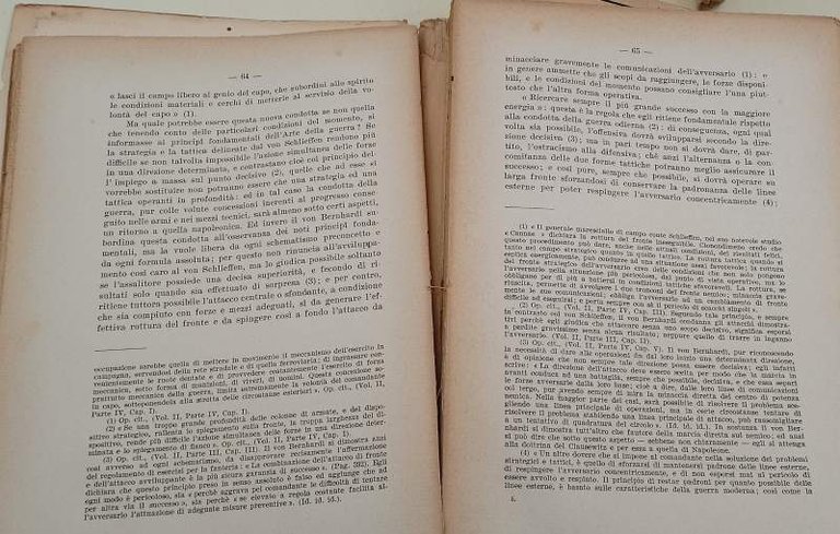 L'EVOLUZIONE DELL'ARTE DELLA GUERRA- 3 VOLL.(1924)