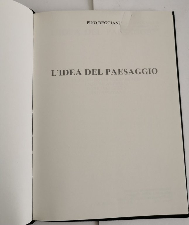 L'idea del paesaggio