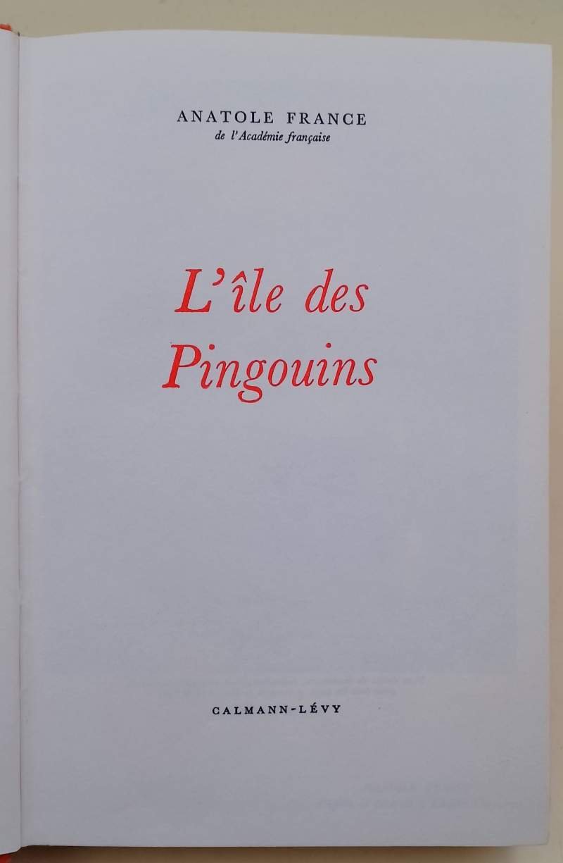 L'ILE DES PINGOUINS(1961)