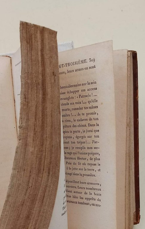 L'ILIADE D'HOMERE TRADUITE DU GREC-TOMO II-(1812)