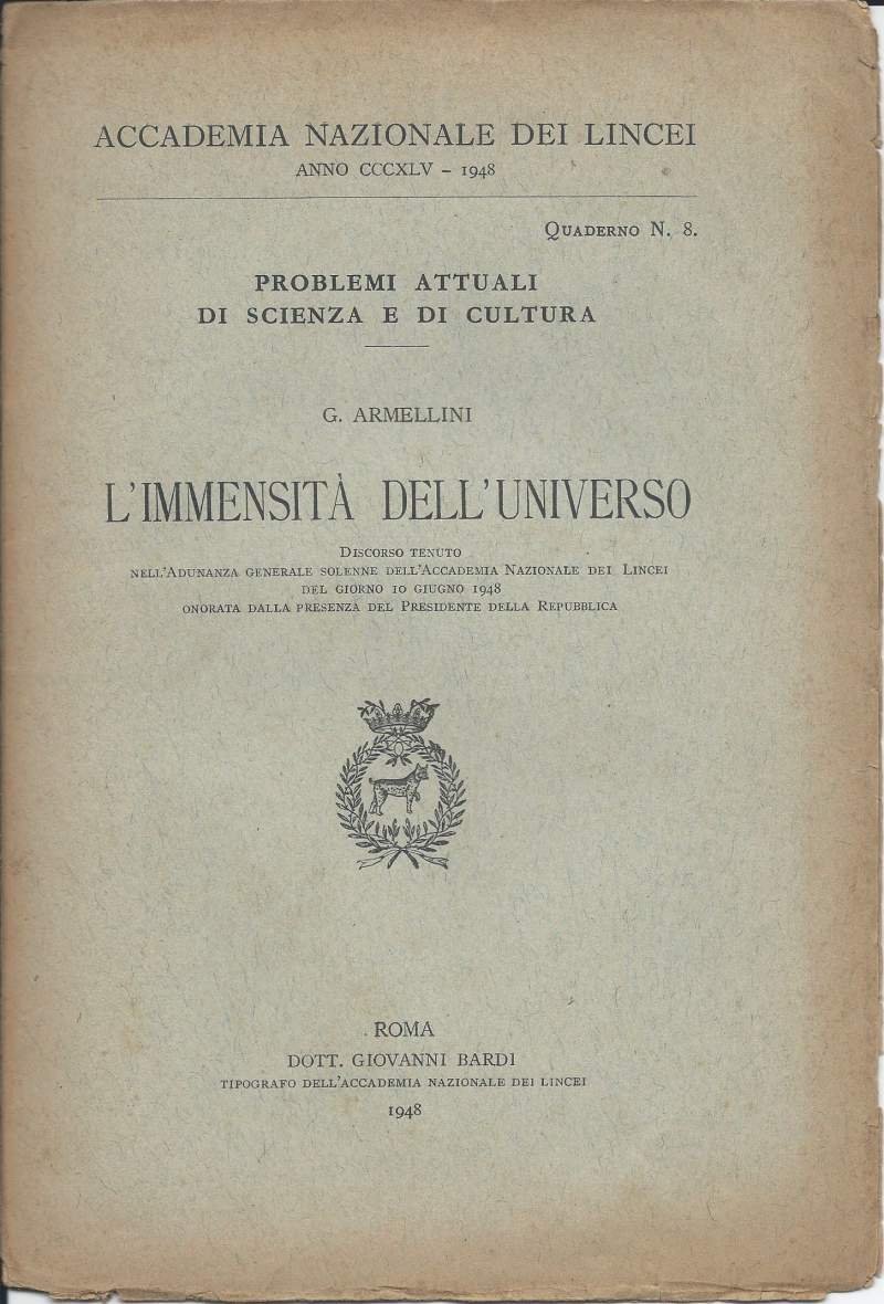 L'IMMENSITA DELL'UNIVERSO (1948) | Immagine principale