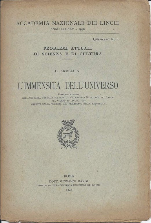 L'IMMENSITA DELL'UNIVERSO (1948) | Immagine Gallery 2