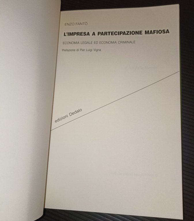 L'impresa a partecipazione mafiosa