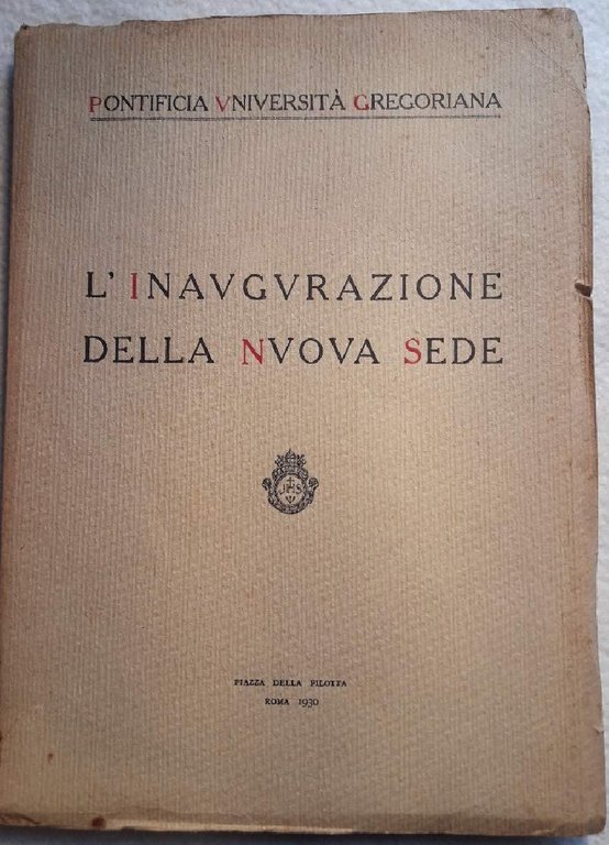 L'INAUGAZIONE DELLA NUOVA SEDE(1930)