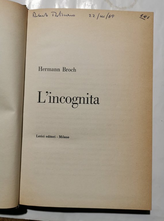 L'incognita