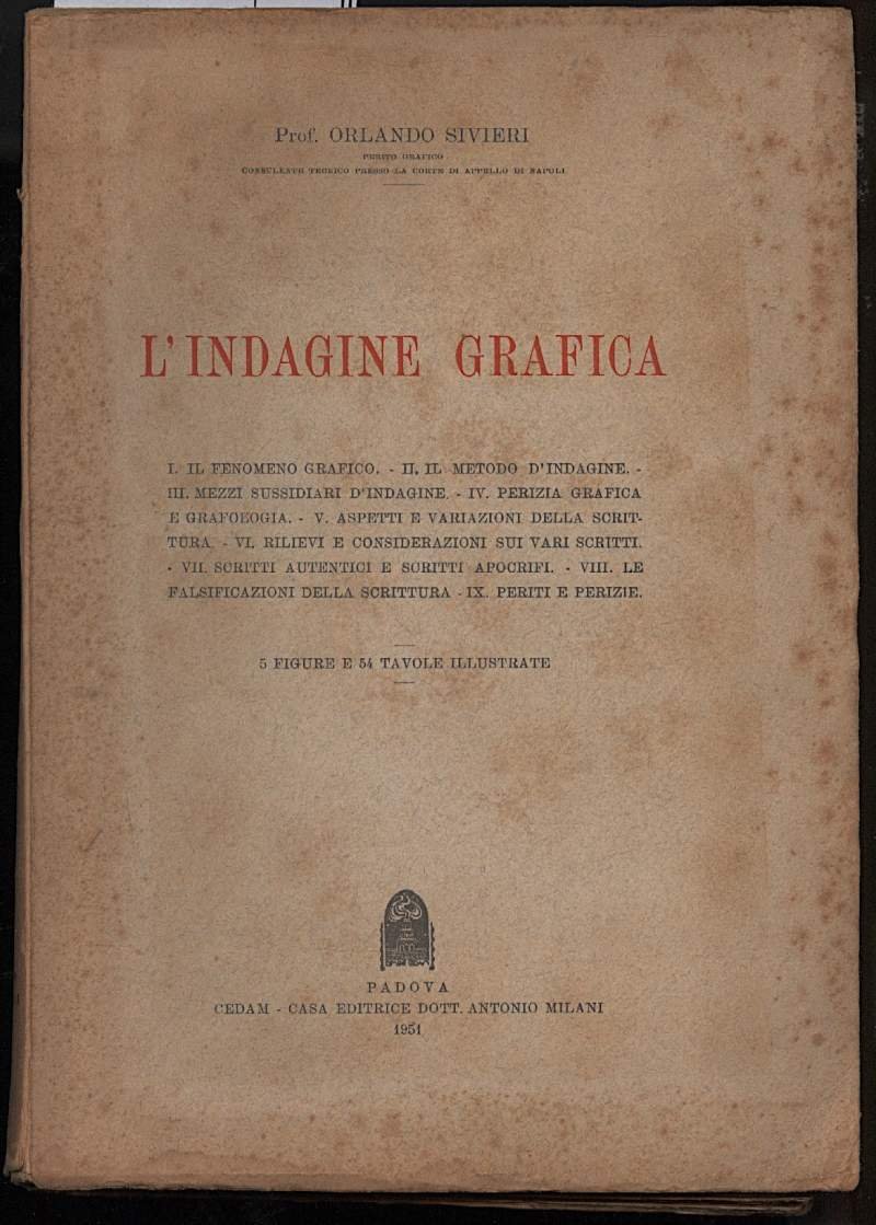 L'INDAGINE GRAFICA
