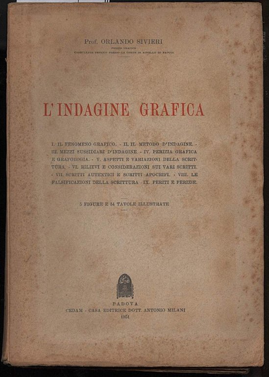 L'INDAGINE GRAFICA