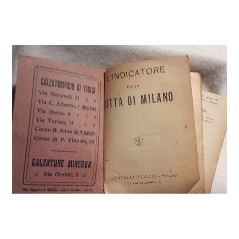 L'INDICATORE DELLA CITTA' DI MILANO(1925)
