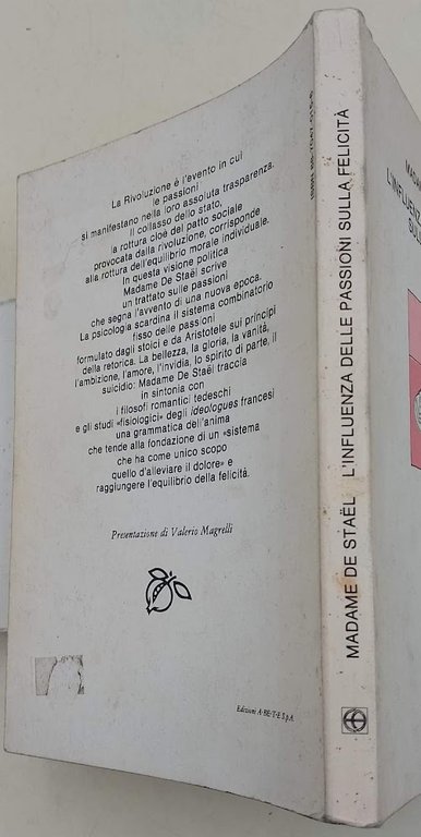 L'INFLUENZA DELLE PASSIONI SULLA FELICITA'(1981)