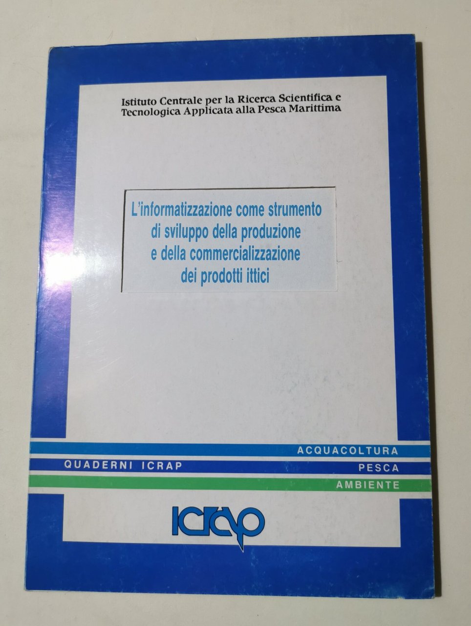 L'informatizzazione come strumento di sviluppo della produzione e della commercializzazione …