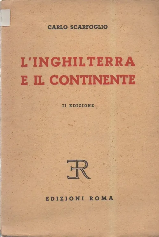 L'INGHILTERRA E IL CONTINENTE (1937) | Immagine Gallery 1