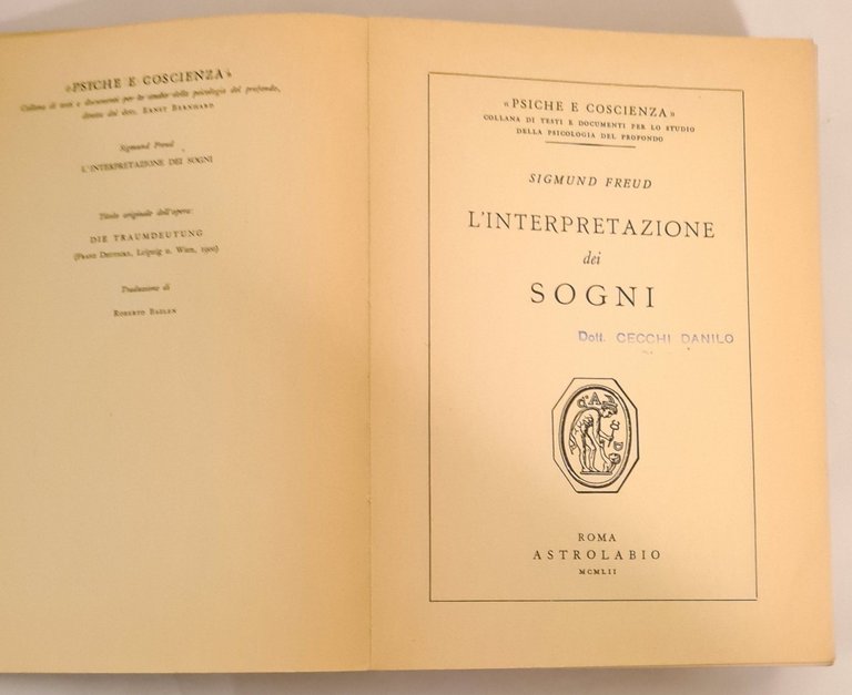 L'interpretazione dei sogni