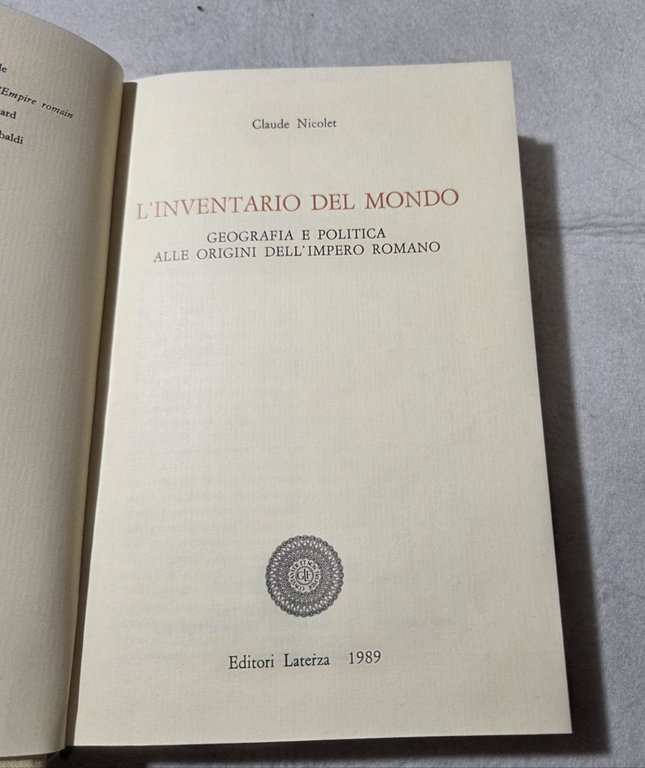 L'inventario del mondo. Geografia e politica alle origini dell'impero romano | Immagine Gallery 2