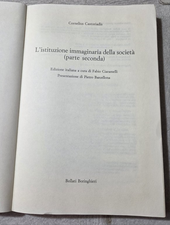 L'istituzione immaginaria della società | Immagine Gallery 2