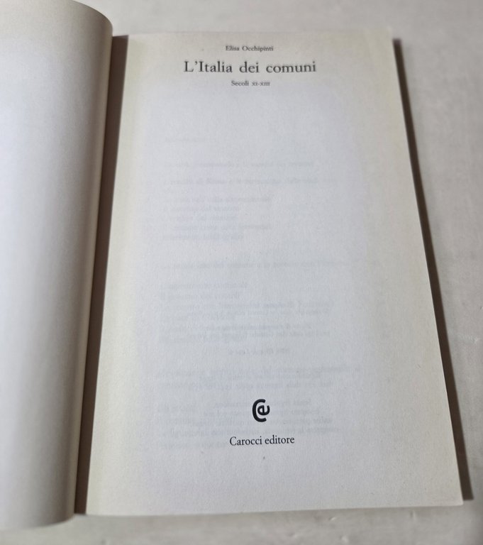 L'Italia dei comuni. Secoli XI-XIII