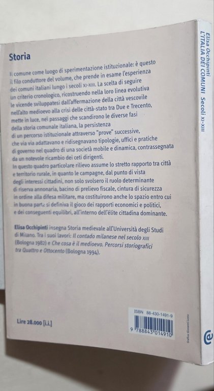 L'Italia dei comuni. Secoli XI-XIII