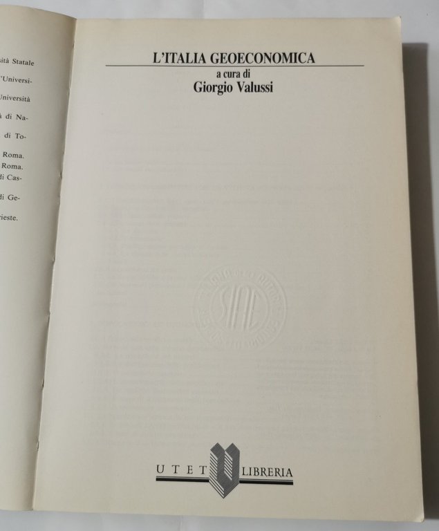 L'Italia geoeconomica