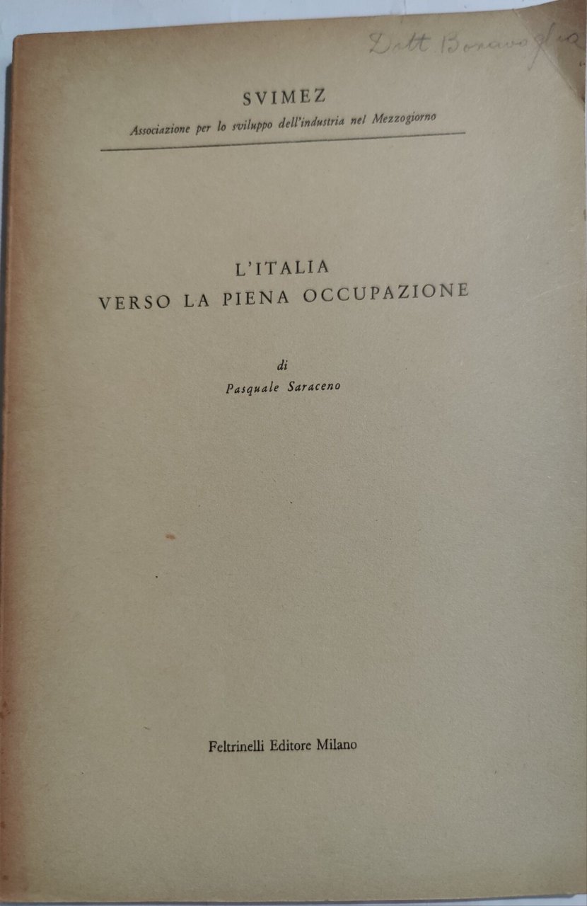 L'Italia verso la piena occupazione