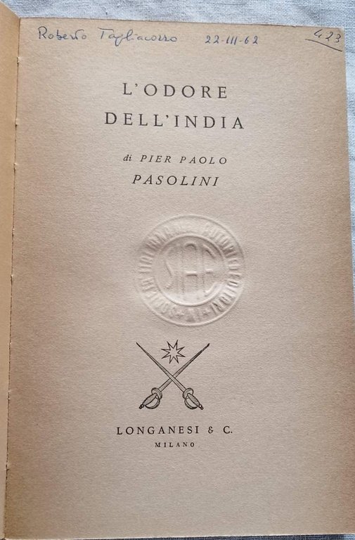 L'ODORE DELL'INDIA(1962)