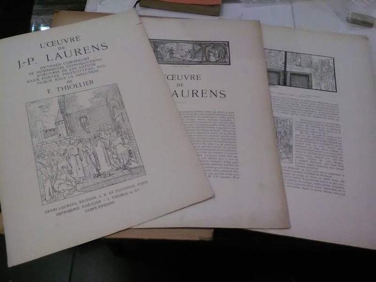 L'OEUVRE DE J. - P. LAURENS ouvrage contenant de nombreuses …