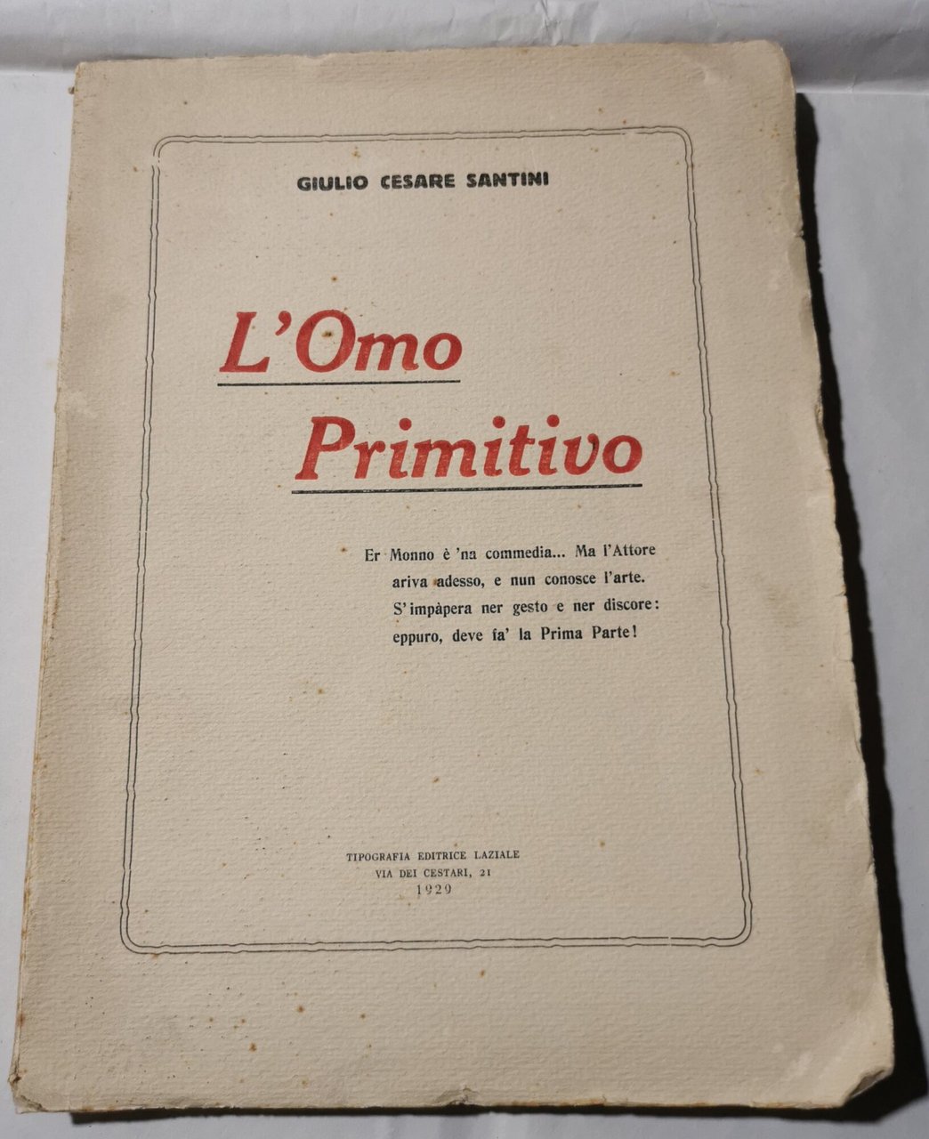 L'omo primitivo