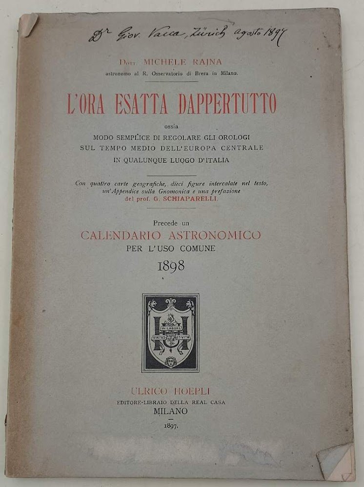 L'ORA ESATTA DAPPERTUTTO (1897)