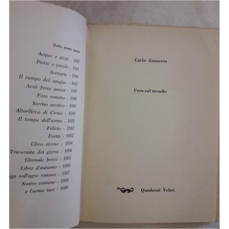 L'ORA SUL MONDO(1960)