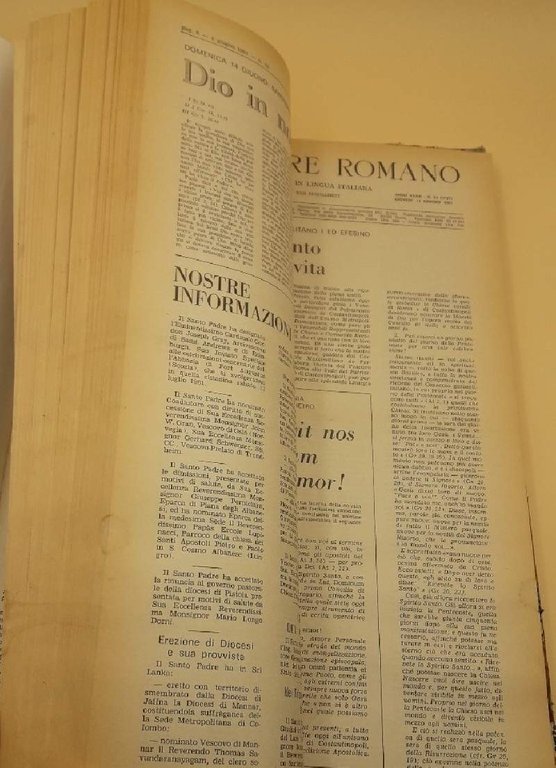 L'OSSERVATORE ROMANO-ANNATA COMPLETA 1981